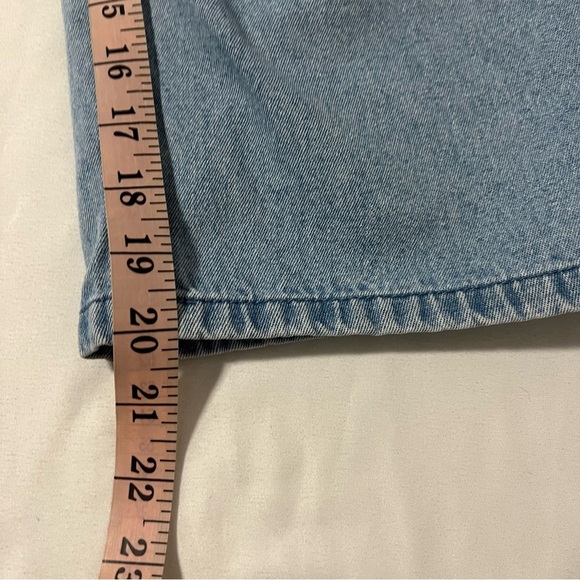 Mainstreet Blues Women’s Plus Size 24W Light Wash Denim Capri Pants 100% Cotton - Picture 7 of 7